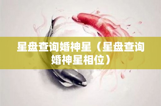 星盘查询婚神星（星盘查询婚神星相位）