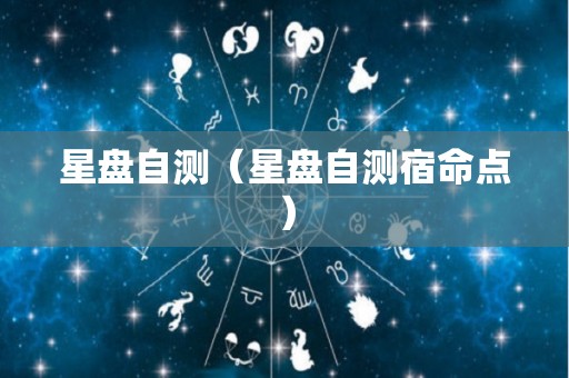 星盘自测（星盘自测宿命点）