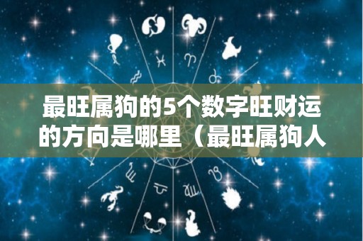 最旺属狗的5个数字旺财运的方向是哪里（最旺属狗人的幸运数字）