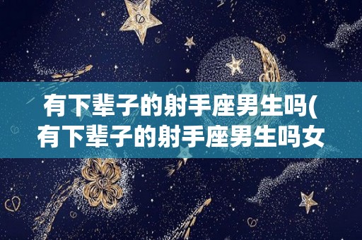 有下辈子的射手座男生吗(有下辈子的射手座男生吗女生)