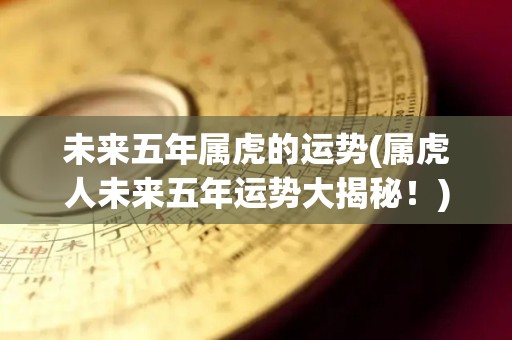未来五年属虎的运势(属虎人未来五年运势大揭秘！)