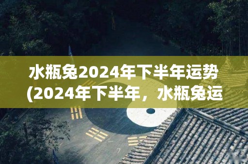 水瓶兔2024年下半年运势(2024年下半年，水瓶兔运势大好！)