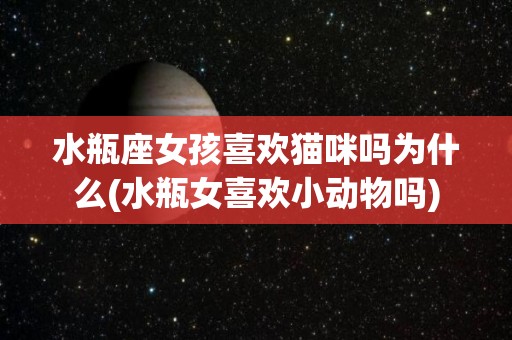 水瓶座女孩喜欢猫咪吗为什么(水瓶女喜欢小动物吗)