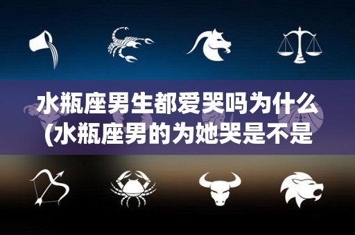 水瓶座男生都爱哭吗为什么(水瓶座男的为她哭是不是真爱)
