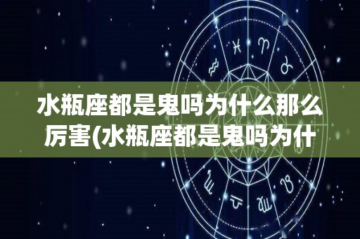 水瓶座都是鬼吗为什么那么厉害(水瓶座都是鬼吗为什么那么厉害呢)