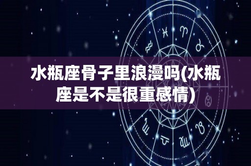 水瓶座骨子里浪漫吗(水瓶座是不是很重感情)