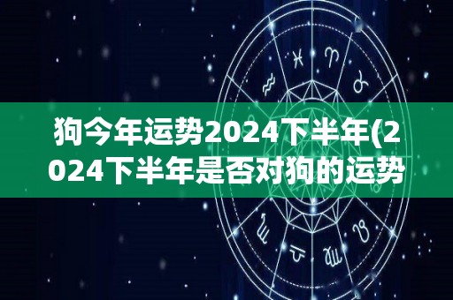 狗今年运势2024下半年(2024下半年是否对狗的运势会有所改善？)