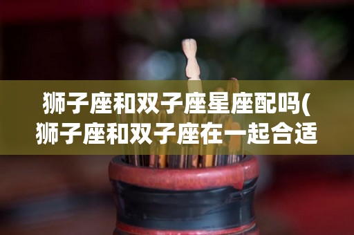 狮子座和双子座星座配吗(狮子座和双子座在一起合适吗)