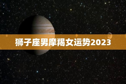 狮子座男摩羯女运势2023