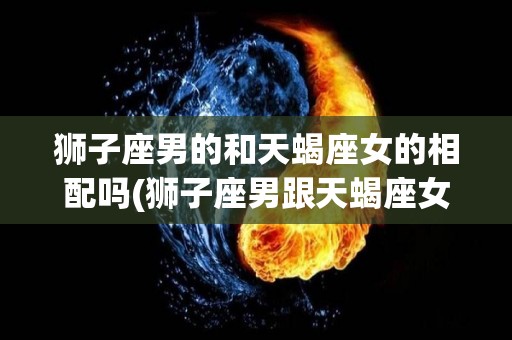 狮子座男的和天蝎座女的相配吗(狮子座男跟天蝎座女合不合)