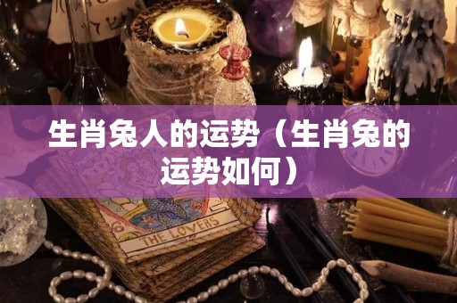 生肖兔人的运势（生肖兔的运势如何）