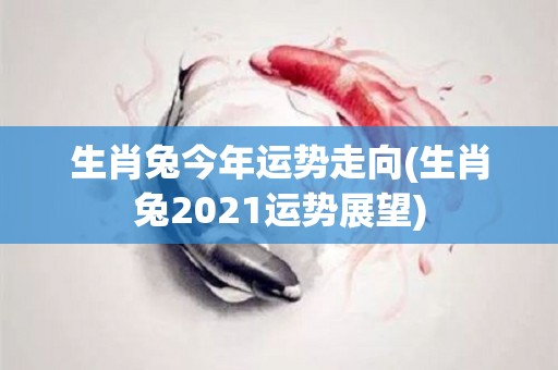 生肖兔今年运势走向(生肖兔2021运势展望)
