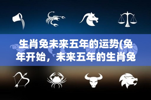 生肖兔未来五年的运势(兔年开始，未来五年的生肖兔运势大揭秘)