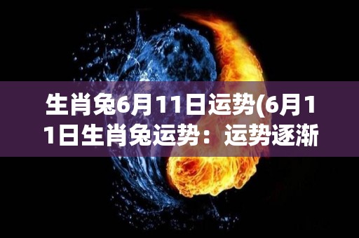 生肖兔6月11日运势(6月11日生肖兔运势：运势逐渐回升，贵人相助获得财富。)