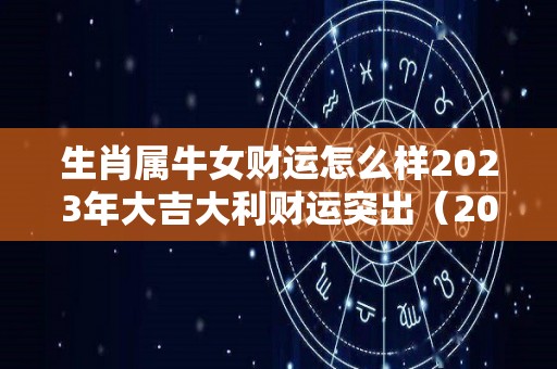 生肖属牛女财运怎么样2023年大吉大利财运突出（202年属牛的女性运气怎么样）