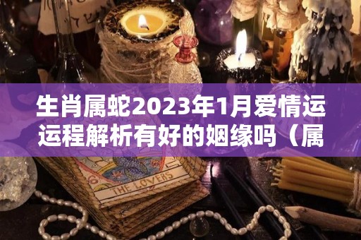 生肖属蛇2023年1月爱情运运程解析有好的姻缘吗（属蛇人2023年每月运势运程每月）