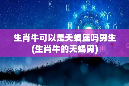 生肖牛可以是天蝎座吗男生(生肖牛的天蝎男)