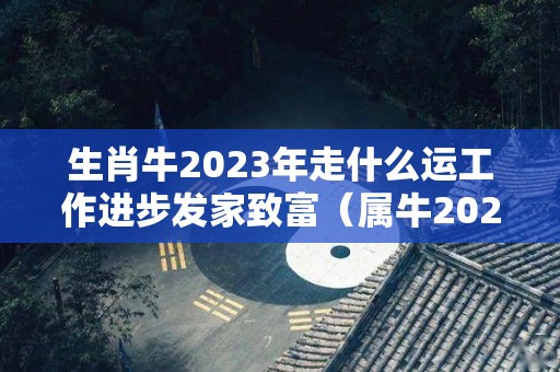 生肖牛2023年走什么运工作进步发家致富（属牛2023年的运气和财运怎么样）