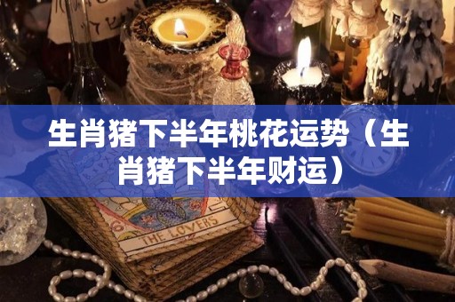 生肖猪下半年桃花运势（生肖猪下半年财运）