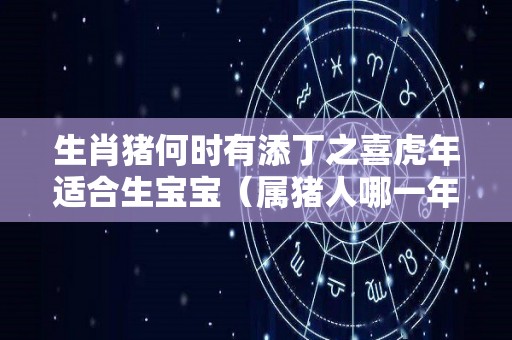 生肖猪何时有添丁之喜虎年适合生宝宝（属猪人哪一年适合添丁）