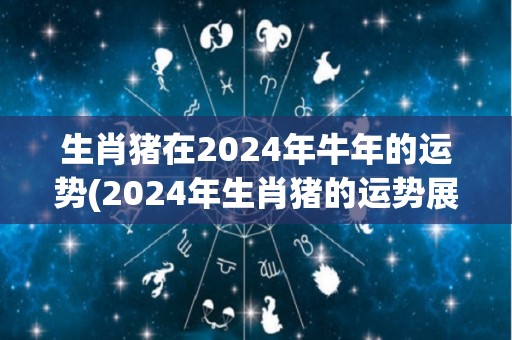 生肖猪在2024年牛年的运势(2024年生肖猪的运势展望)