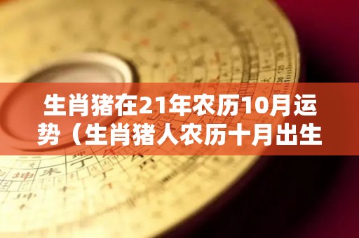 生肖猪在21年农历10月运势（生肖猪人农历十月出生运势）