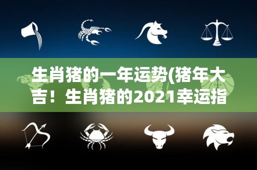 生肖猪的一年运势(猪年大吉！生肖猪的2021幸运指南)