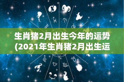 生肖猪2月出生今年的运势(2021年生肖猪2月出生运势大揭秘)