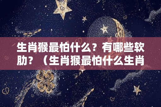 生肖猴最怕什么？有哪些软肋？（生肖猴最怕什么生肖）