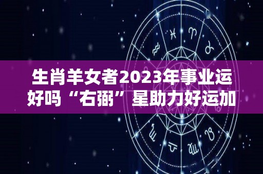 生肖羊女者2023年事业运好吗“右弼”星助力好运加倍（2023属羊女人的运势和财运）