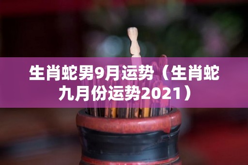 生肖蛇男9月运势（生肖蛇九月份运势2021）