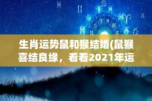 生肖运势鼠和猴结婚(鼠猴喜结良缘，看看2021年运势如何？)