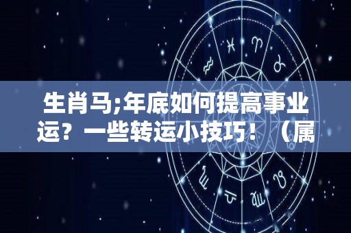 生肖马;年底如何提高事业运？一些转运小技巧！（属马怎么提升财运）