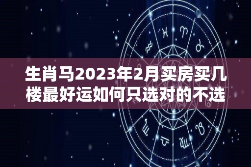生肖马2023年2月买房买几楼最好运如何只选对的不选贵的（属马2023年）