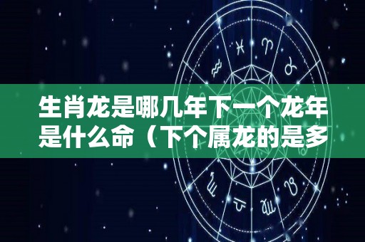 生肖龙是哪几年下一个龙年是什么命（下个属龙的是多少年）