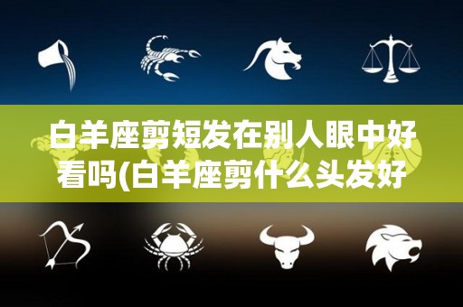 白羊座剪短发在别人眼中好看吗(白羊座剪什么头发好看)