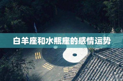 白羊座和水瓶座的感情运势