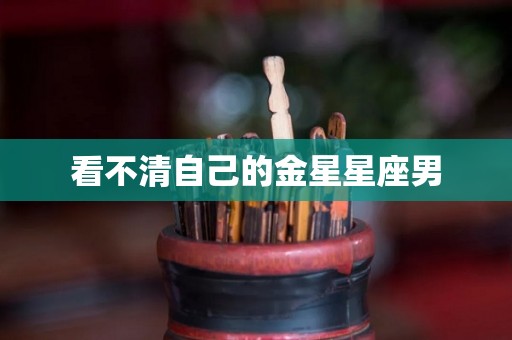 看不清自己的金星星座男