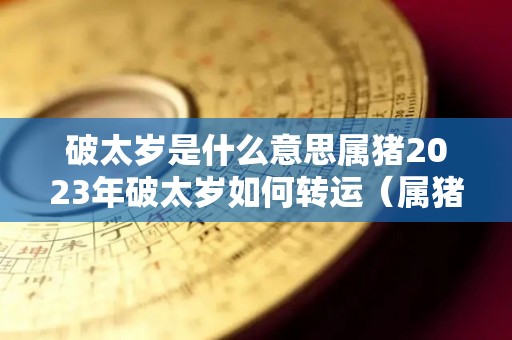 破太岁是什么意思属猪2023年破太岁如何转运（属猪人破太岁）