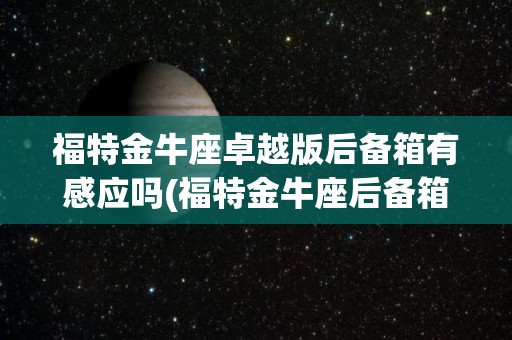 福特金牛座卓越版后备箱有感应吗(福特金牛座后备箱尺寸图)