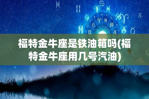 福特金牛座是铁油箱吗(福特金牛座用几号汽油)