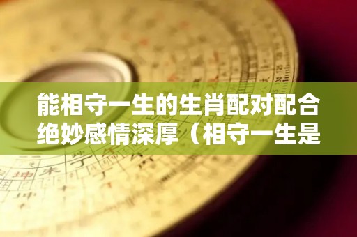 能相守一生的生肖配对配合绝妙感情深厚（相守一生是成语吗）