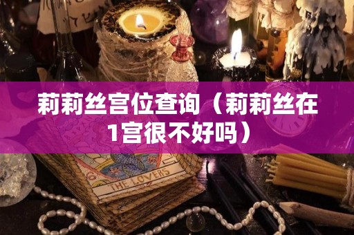 莉莉丝宫位查询（莉莉丝在1宫很不好吗）