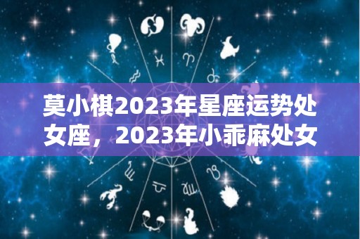 莫小棋2023年星座运势处女座，2023年小乖麻处女座运势