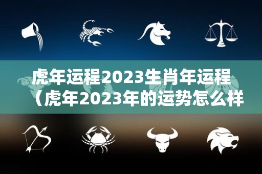 虎年运程2023生肖年运程（虎年2023年的运势怎么样）