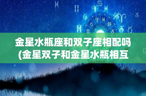 金星水瓶座和双子座相配吗(金星双子和金星水瓶相互吸引吗)
