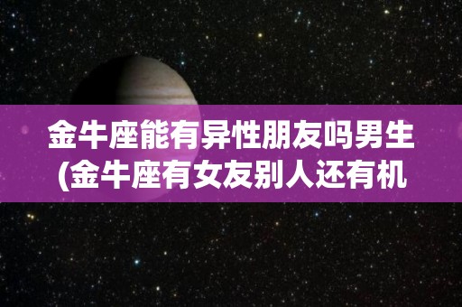 金牛座能有异性朋友吗男生(金牛座有女友别人还有机会吗)