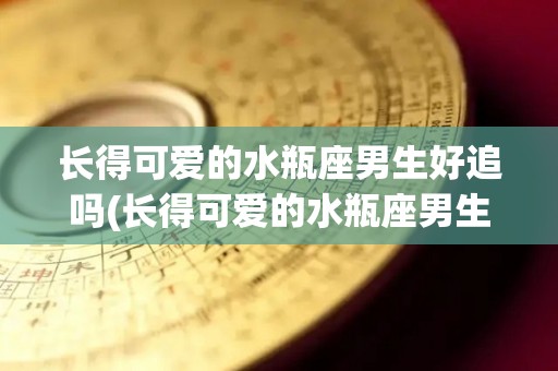 长得可爱的水瓶座男生好追吗(长得可爱的水瓶座男生好追吗知乎)