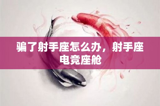 骗了射手座怎么办，射手座电竞座舱