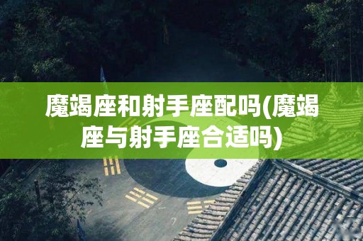 魔竭座和射手座配吗(魔竭座与射手座合适吗)
